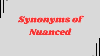Synonyms of Nuanced