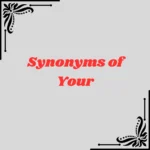 Synonyms of Your A