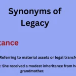 Synonyms of Legacy in Text