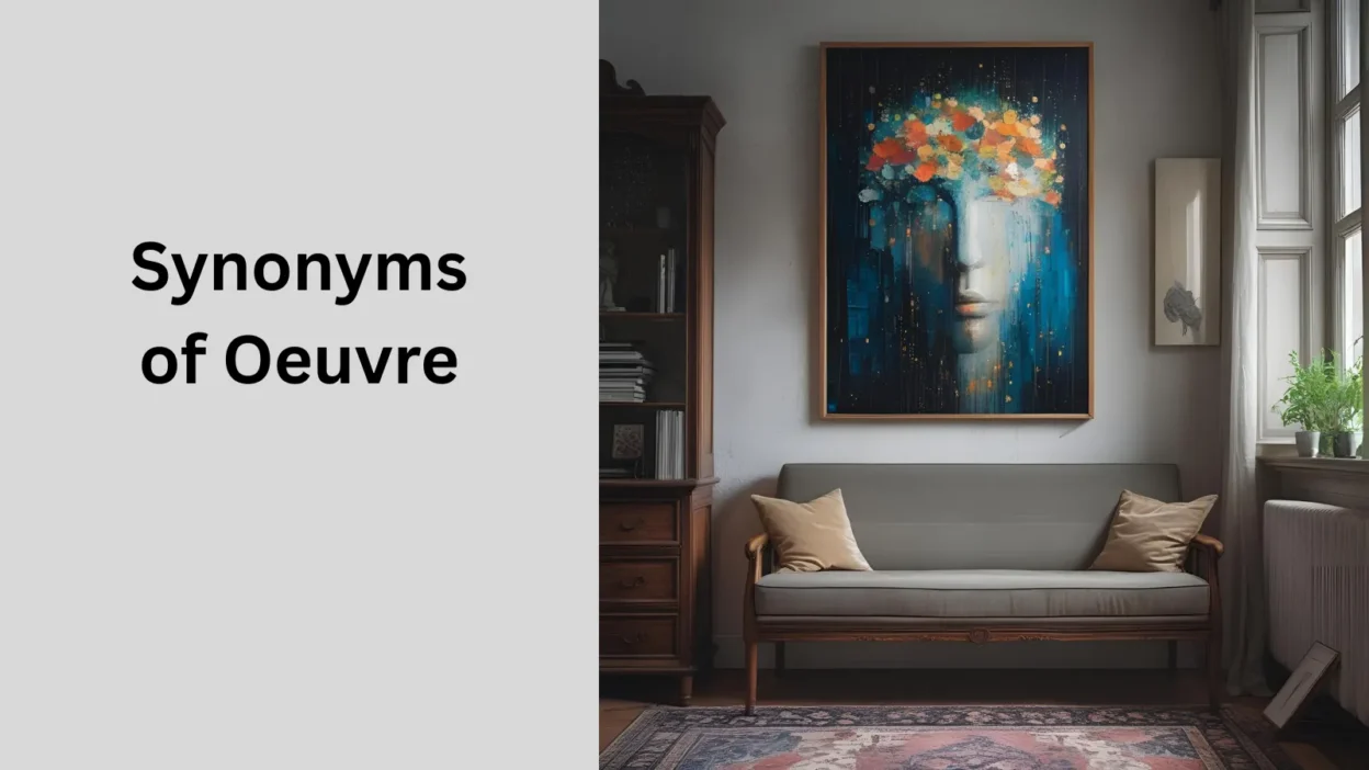 Synonyms of Oeuvre in Text