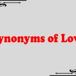 Synonyms of Love