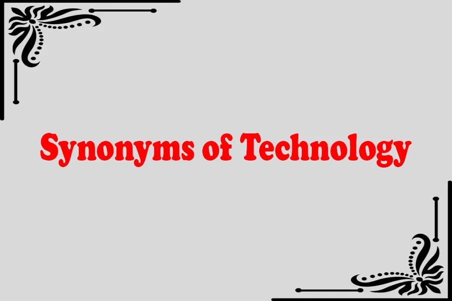 Synonyms of Technology