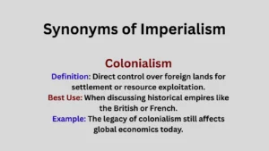 Synonyms of Imperialism