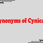 Synonyms of Cynical