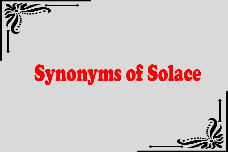 Synonyms of Solace