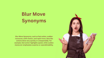 Blur Move Synonyms: Words for Sneaky Actions