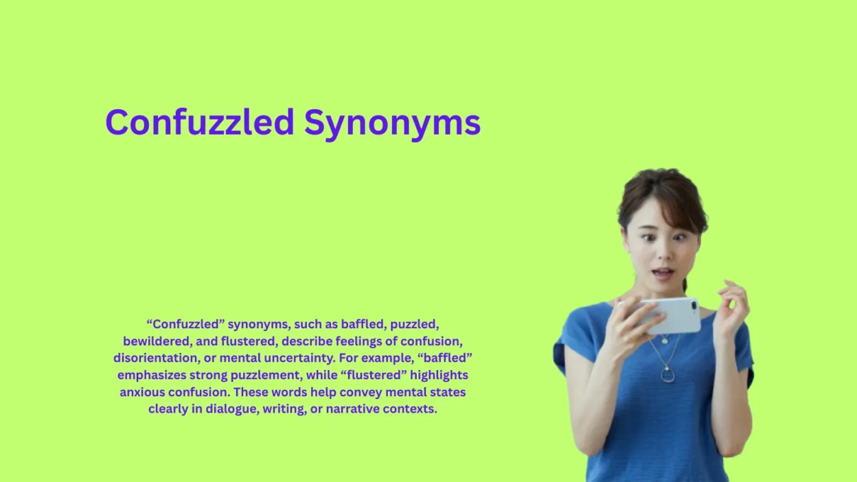 Confuzzled Synonyms That Capture Mixed-Up Feelings