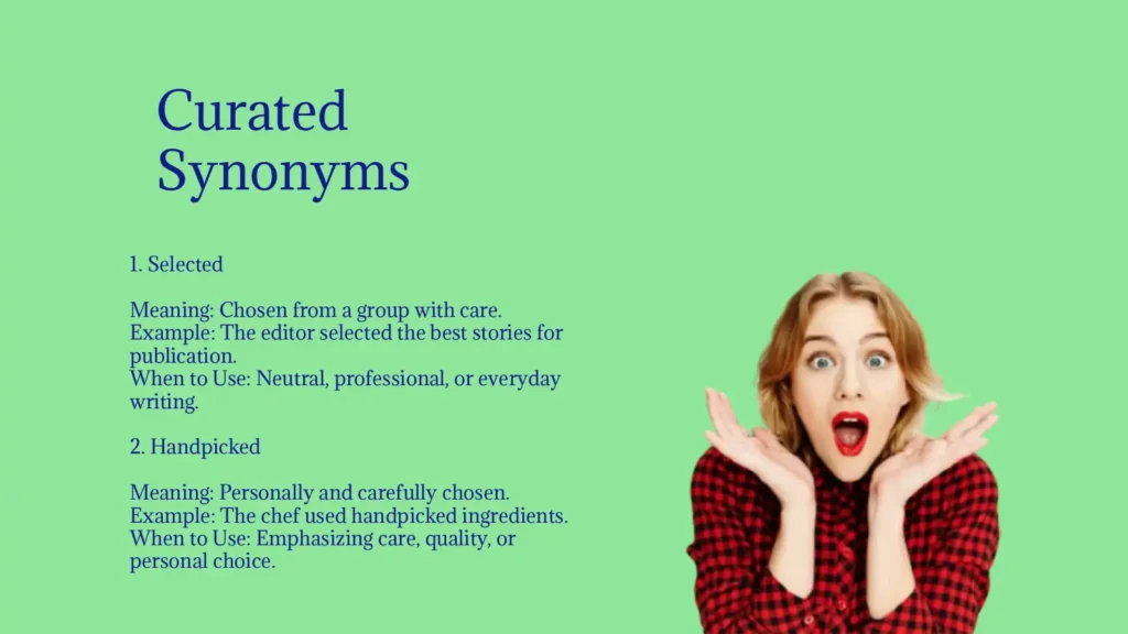 Curated Synonyms That Instantly Upgrade Your Writing