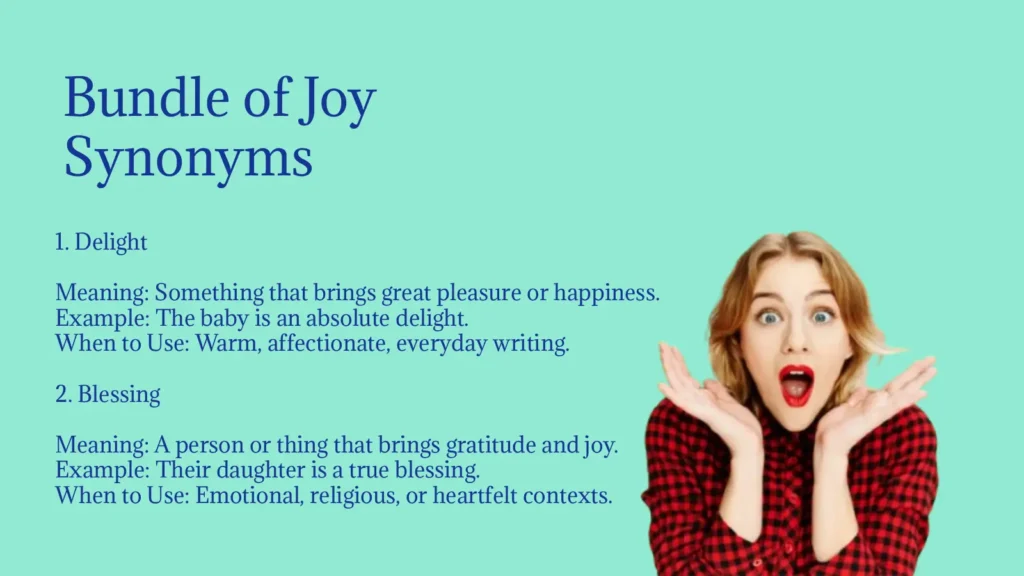 Bundle of Joy Synonyms