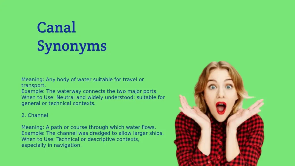 Canal Synonyms You’ve Never Heard Before