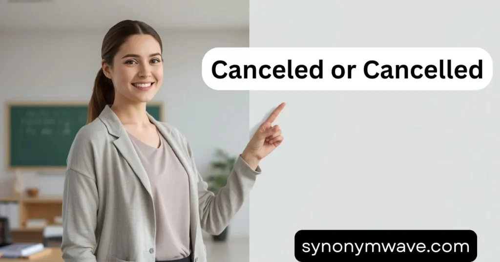 Canceled or Cancelled