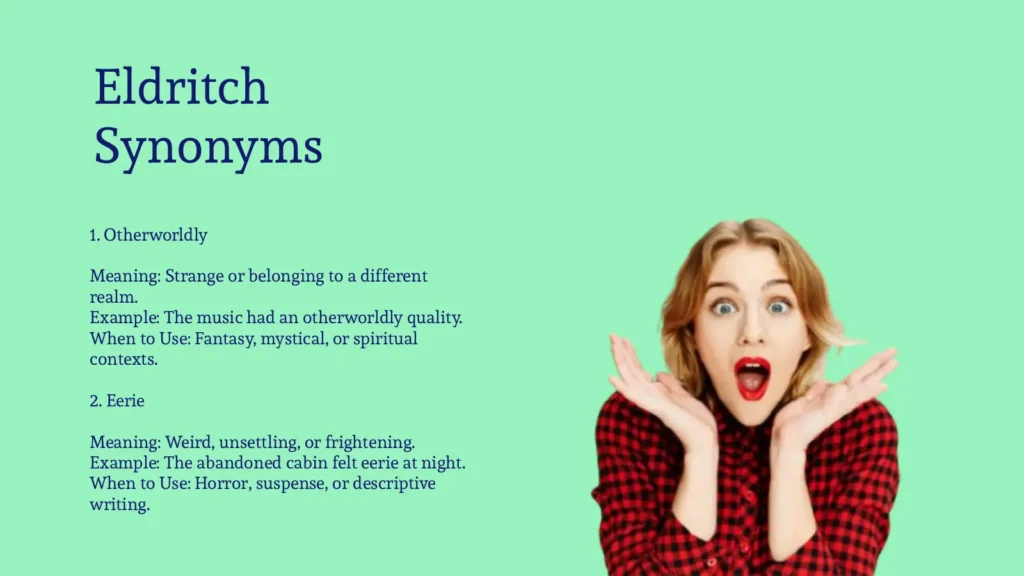 Eldritch Synonyms That Deepen Dark Atmospheres