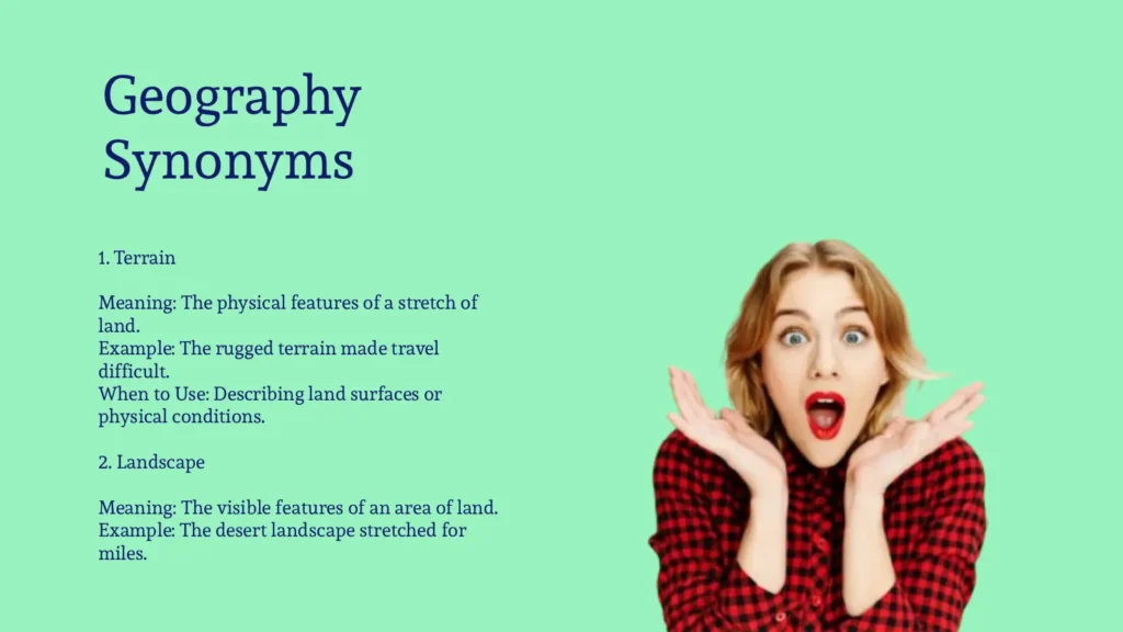 Geography Synonyms That Map Clear Writing