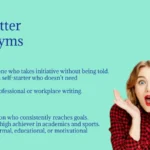 Go-Getter Synonyms