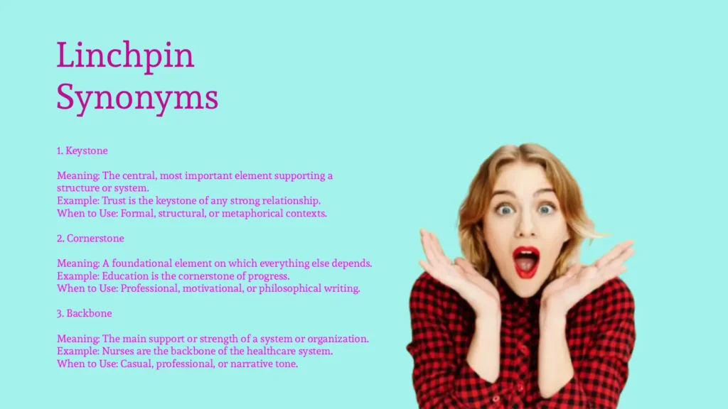 Linchpin Synonyms That Strengthen Key Writing Points