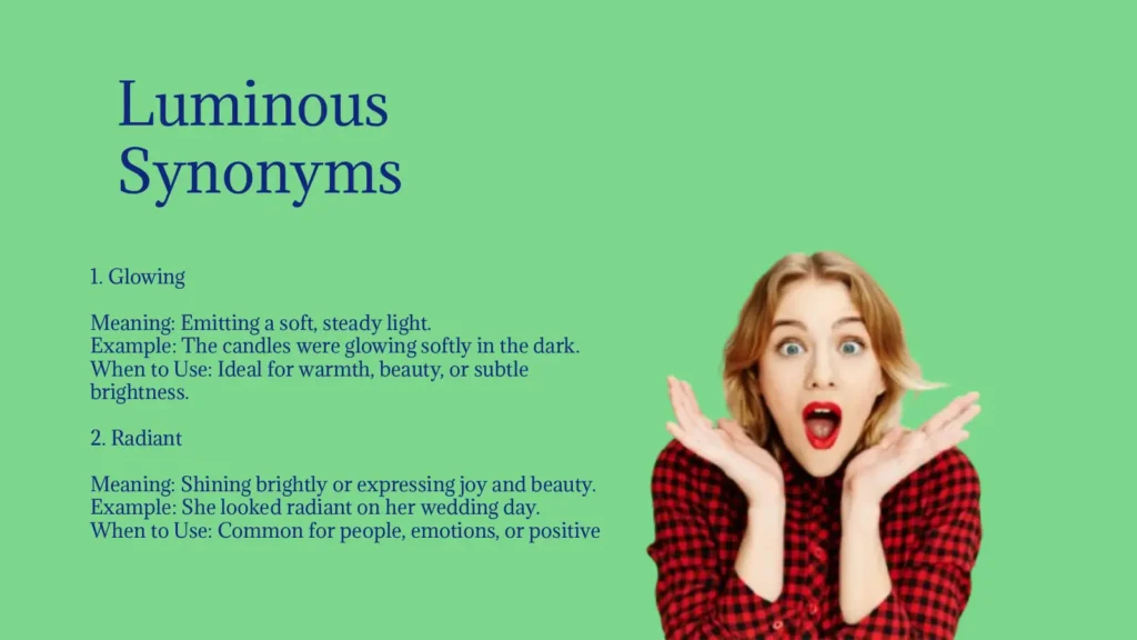 Luminous Synonyms That Brighten Your Word Power