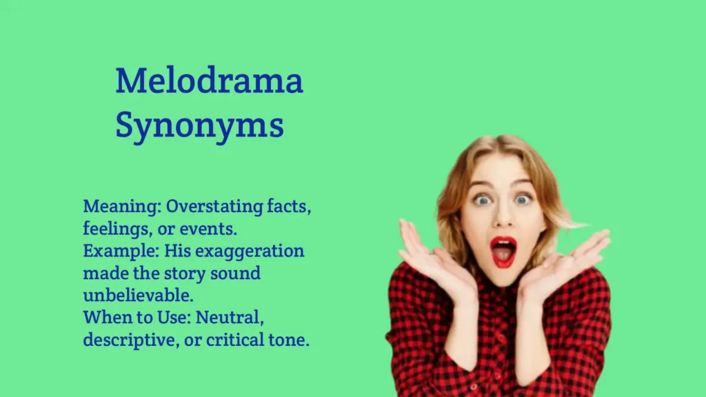 Melodrama Synonyms That Heighten Dramatic Effect Instantly