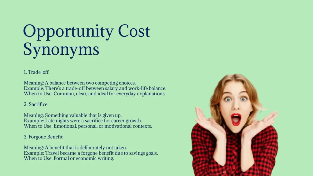 Opportunity Cost Synonyms That Clarify Smart Decisions