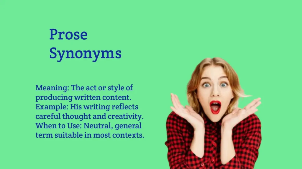 Prose Synonyms That Elevate Your Writing Instantly