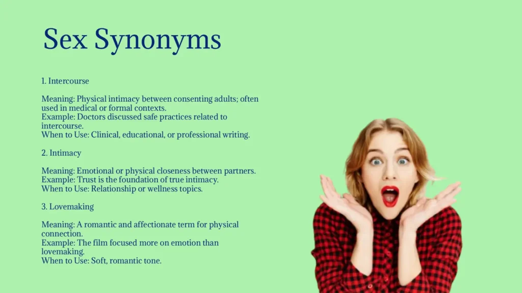 Sex Synonyms That Improve Writing Clarity Fast