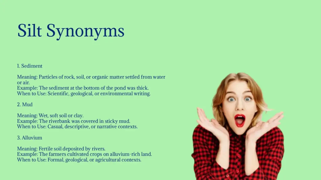 Silt Synonyms That Enrich Descriptive Writing