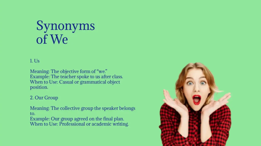 Synonyms of We That Elevate Collective Writing