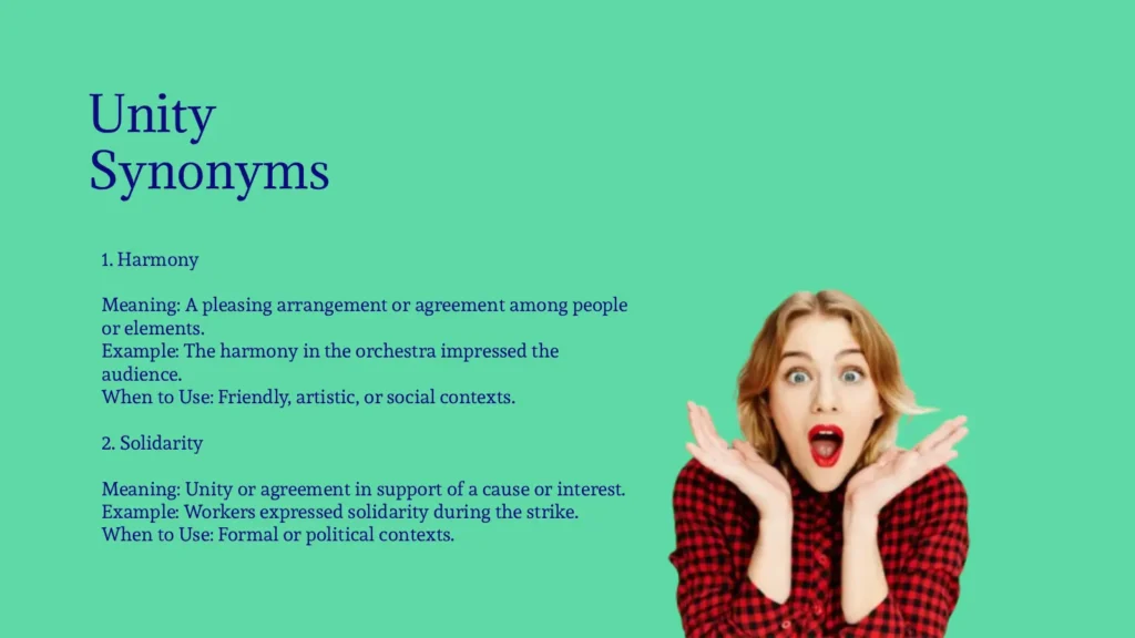 Unity Synonyms That Strengthen Connection And Harmony