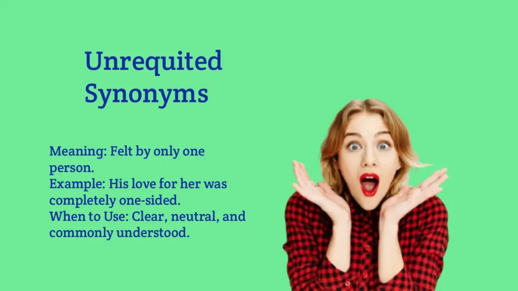 Unrequited Synonyms That Capture Heartbreak Perfectly