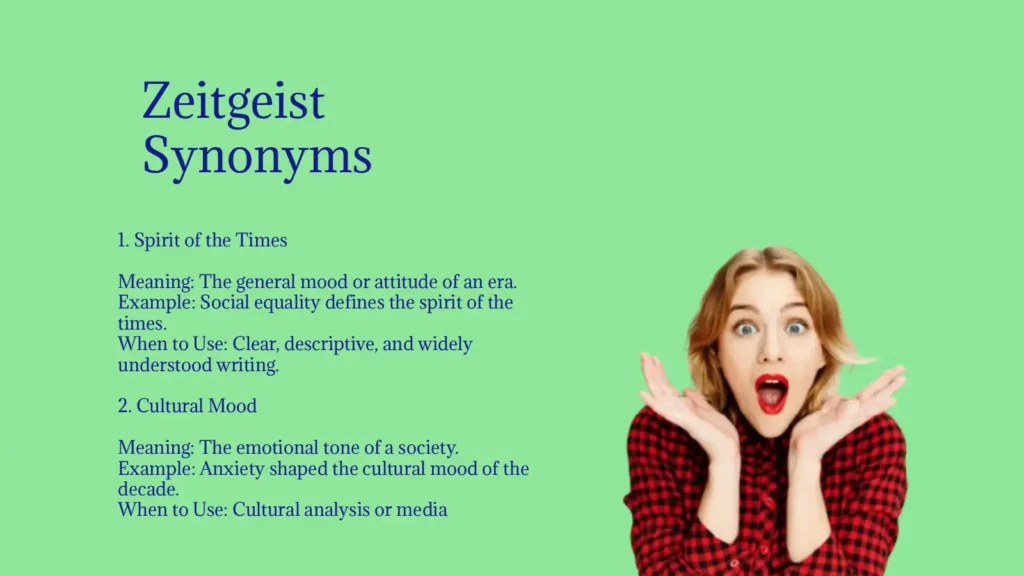 Zeitgeist Synonyms That Capture The Cultural Moment