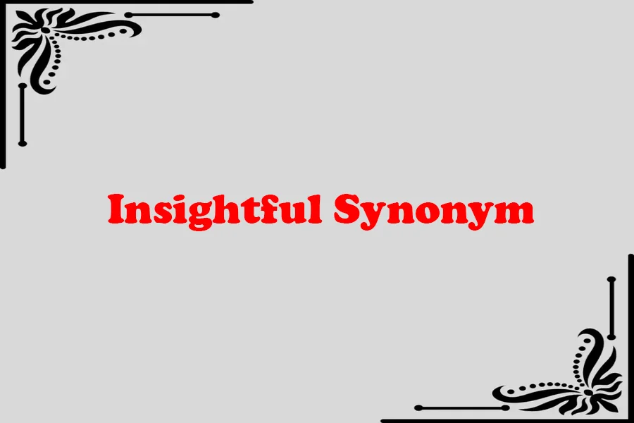 Insightful Synonym