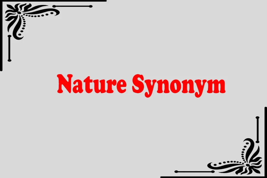 Nature Synonym