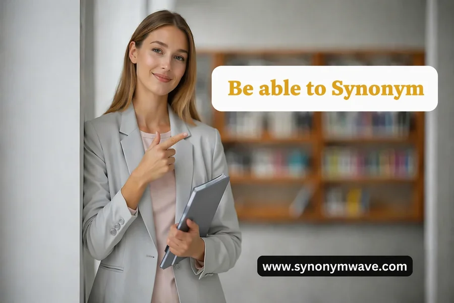 Be Able To Synonym