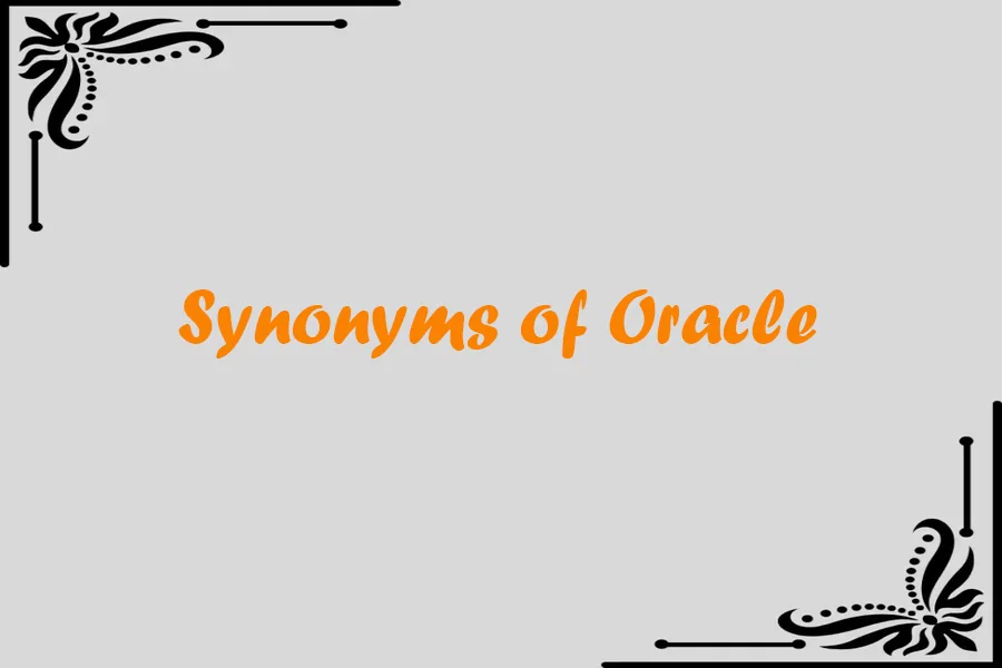 Synonyms of Oracle