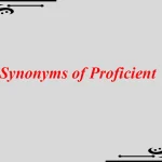 Synonyms of Proficient
